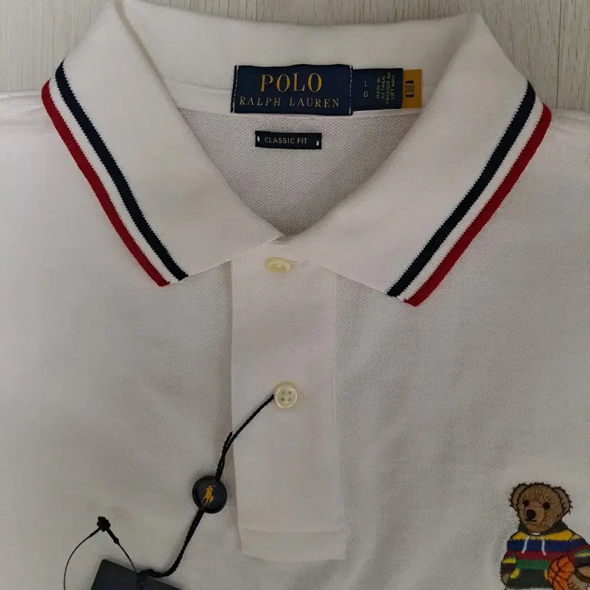 [SOLD OUT] [새상품_정품] 폴로 베어 남성 반팔 카라티 L