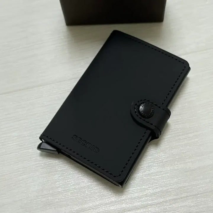 [SOLD OUT] 시크리드 미니월렛 카드지갑 매트 블랙