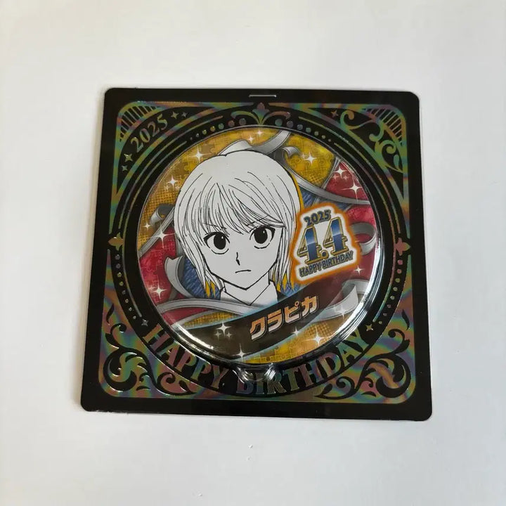 [BUNJANG] Hunter x Hunter Kurapika 2025 Jump Shop Birthday Badge / 헌터x헌터 크라피카 2025 점프샵 생일 뱃지