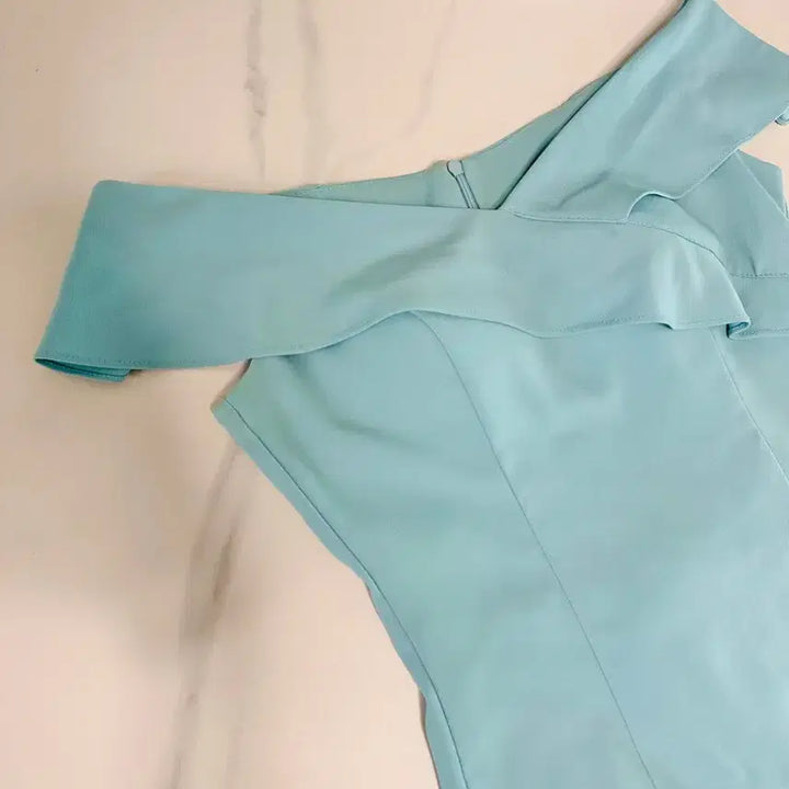 [BUNJANG] Off-Shoulder Party Dress (Size M) / 오프숄더 원피스 파티복 사이즈 M