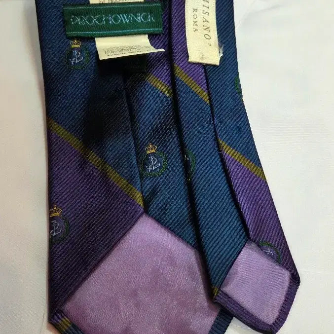 [BUNJANG] Prochonik Italian Handmade Striped Tie / (미착용)프로초닉 넥타이 이탈리아 수제