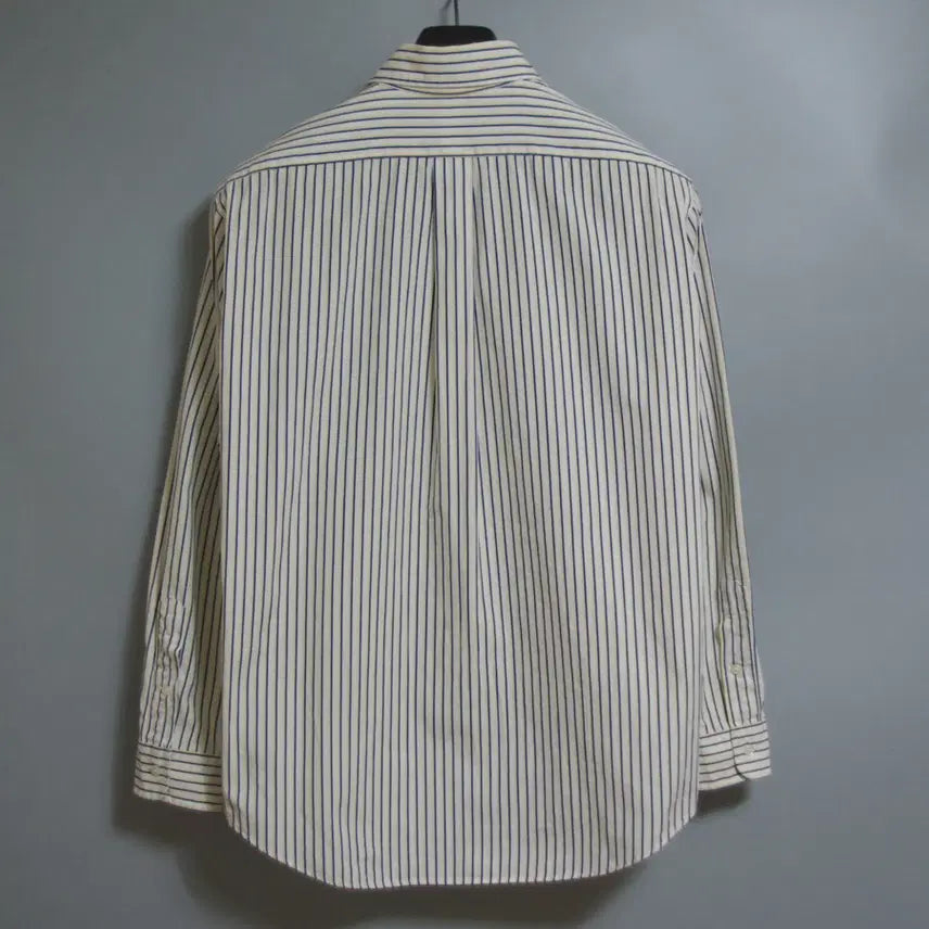 [BUNJANG] Ralph Lauren Striped Button-Down Custom Fit Shirt / 랄프로렌 스트라이프 셔츠 100