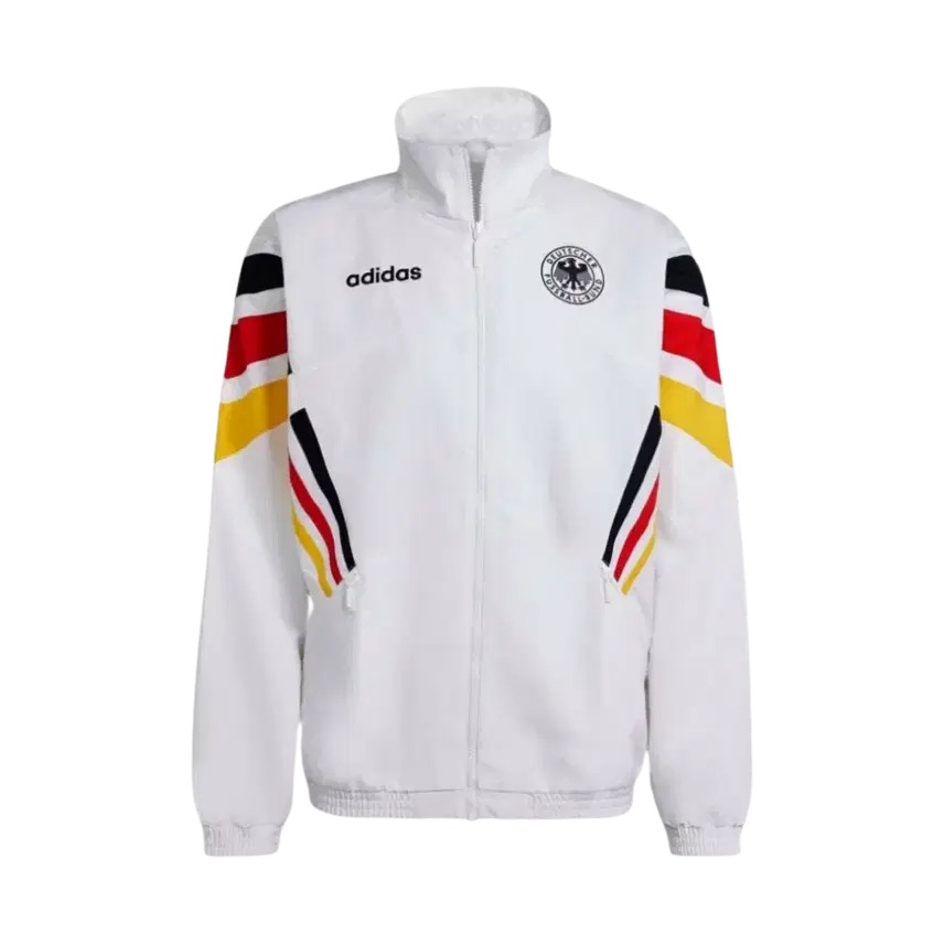 [BUNJANG] Adidas Germany 1996 Woven Track Jacket White / 아디다스 독일 1996 우븐 트랙 자켓 화이트