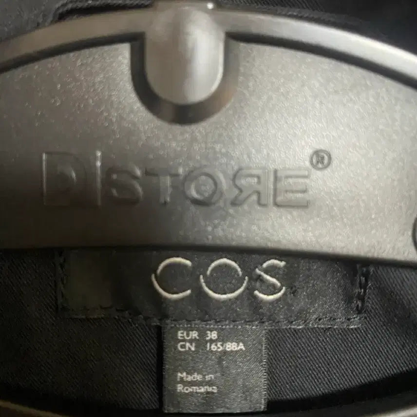 [BUNJANG] COS Cotton Nylon Trench Coat - Black / [COS] 코스 블랙 코튼 나일론 트렌치 코트 38사이즈