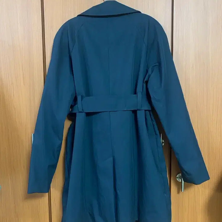 [BUNJANG] COS Cotton Nylon Trench Coat - Black / [COS] 코스 블랙 코튼 나일론 트렌치 코트 38사이즈
