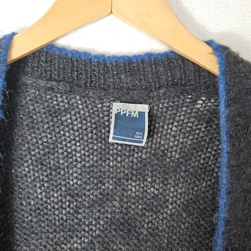 [BUNJANG] PPFM 00s Y2K Mohair Cardigan / 00s PPFM 피피에프엠 Y2K 모헤어 가디건 F 일본판