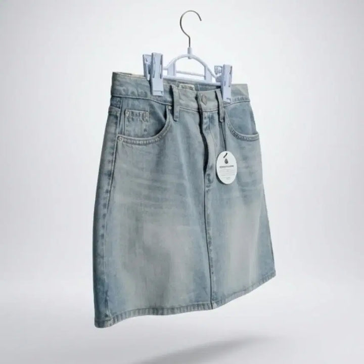 [BUNJANG] Maison de Monde Light Wash Denim Skirt (Women&