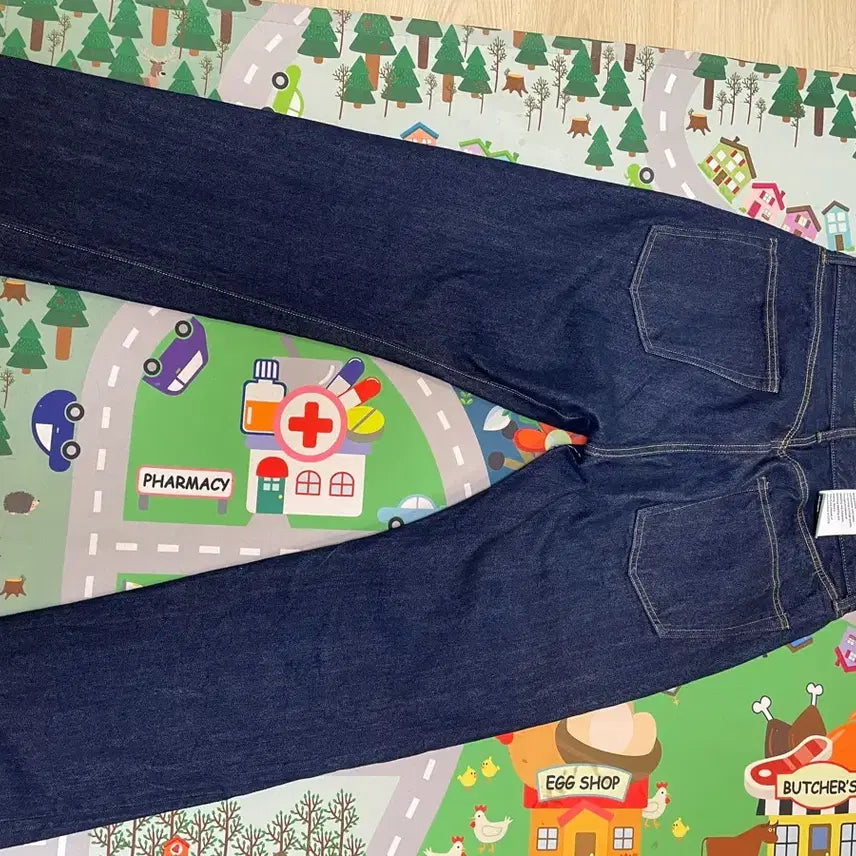 [BUNJANG] Shiota New Straight 5p One Wash Denim Jeans / 시오타 뉴스트레이트 5p 원워시 32 네이비