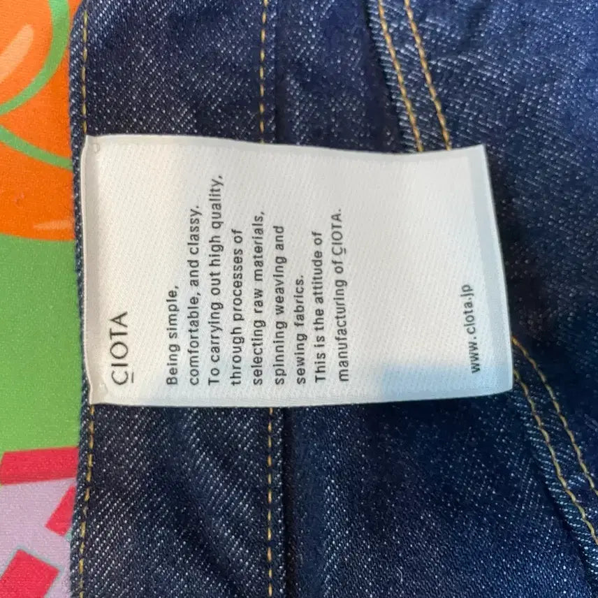 [BUNJANG] Shiota New Straight 5p One Wash Denim Jeans / 시오타 뉴스트레이트 5p 원워시 32 네이비