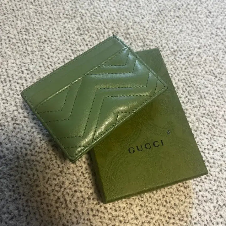 [SOLD OUT] (정품)구찌 마몬트 카드지갑 올리브