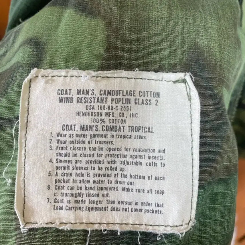 [BUNJANG] MIL 1960s Fatigue Jacket / [MIL] 60년대 퍼티그 자켓 small regular사이즈