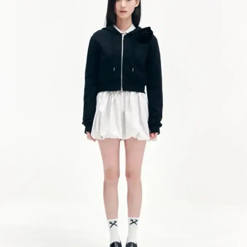 [BUNJANG] YOUHEE Flower Corsage Hooded Zip-up / [새상품]유희YOUHEE 플라워 코사지 후드집업