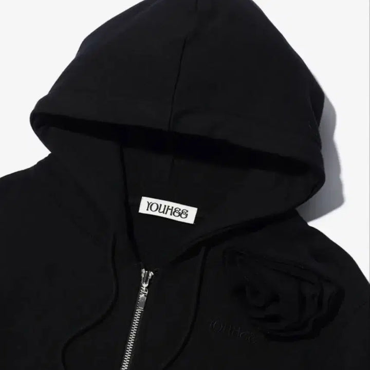 [BUNJANG] YOUHEE Flower Corsage Hooded Zip-up / [새상품]유희YOUHEE 플라워 코사지 후드집업