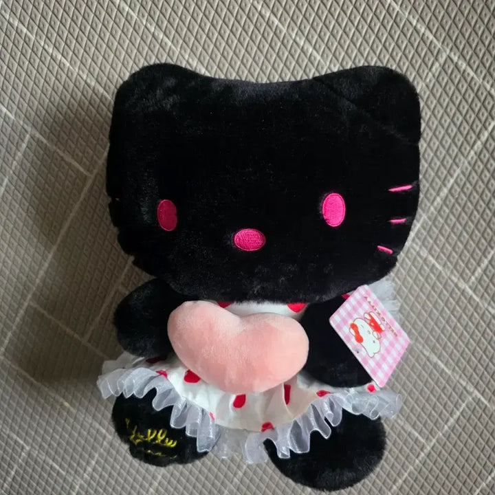 [BUNJANG] Hello Kitty Black Kitty Medium Plush Doll / 새상품) 헬로키티 검정 키티 중형 인형