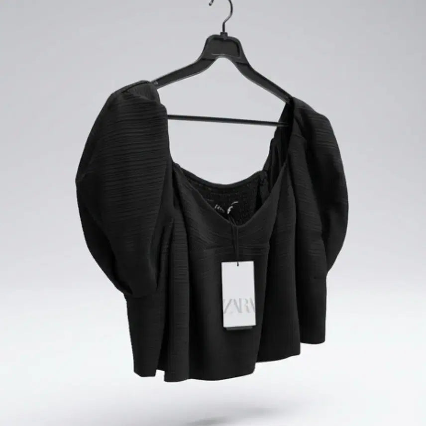 [BUNJANG] Zara Off-the-shoulder Shirred Blouse Women&