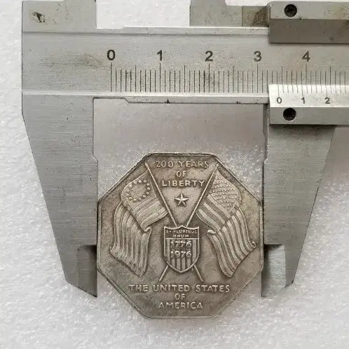 [BUNJANG] French Octagon Commemorative Silver Coin Medal / [프랑스 빈티지] 팔각형 옥타곤 기념 은화 메달 코인