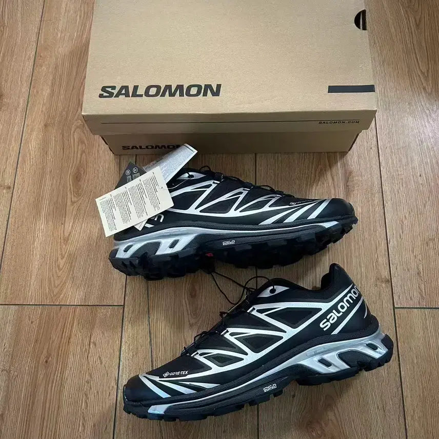 [BUNJANG] Salomon XT-6 Gore-Tex Black Silver Sneakers / XT-6 고어텍스 블랙 실버