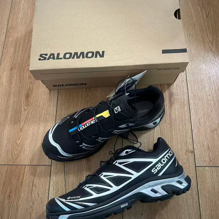 [BUNJANG] Salomon XT-6 Gore-Tex Black Silver Sneakers / XT-6 고어텍스 블랙 실버