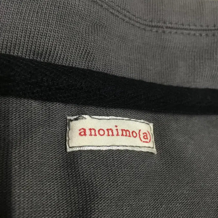 [BUNJANG] Anonimoa Half Zip-up Collar Neck T-Shirt / anonimo(a) 아노니모아노니마  하프집업 카라넥티 DD15