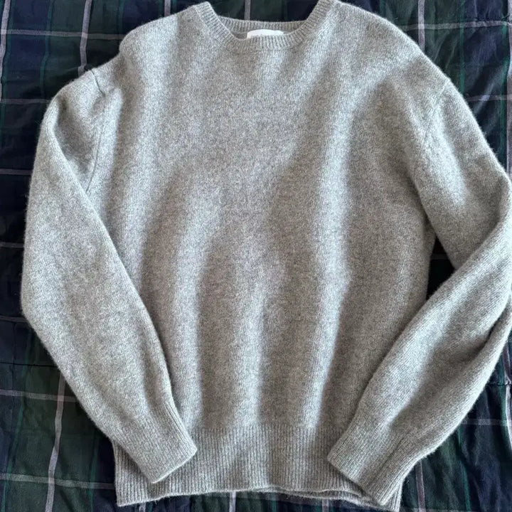 [BUNJANG] Cozy Wool Cashmere Knit Gray Melange / 코지 울 캐시미어 니트 그레이 멜란지 1
