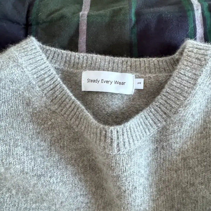 [BUNJANG] Cozy Wool Cashmere Knit Gray Melange / 코지 울 캐시미어 니트 그레이 멜란지 1