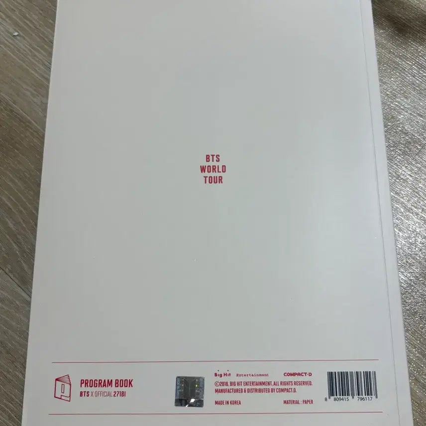 [BUNJANG] BTS Love Yourself Program Book / 방탄소년단 BTS Love Yourself 프로그램북