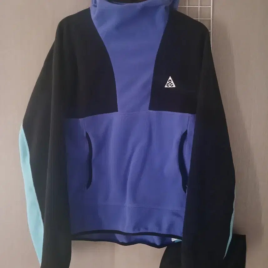 [SOLD OUT] 100사이즈 나이키 ACG 플리스 풀오버 블루/블랙