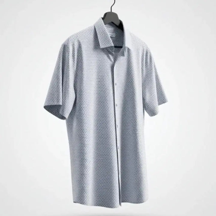 [BUNJANG] Dupont Dot Pattern Short Sleeve Shirt / 남성100 / 듀퐁 도트패턴 반팔 셔츠WT 12-121