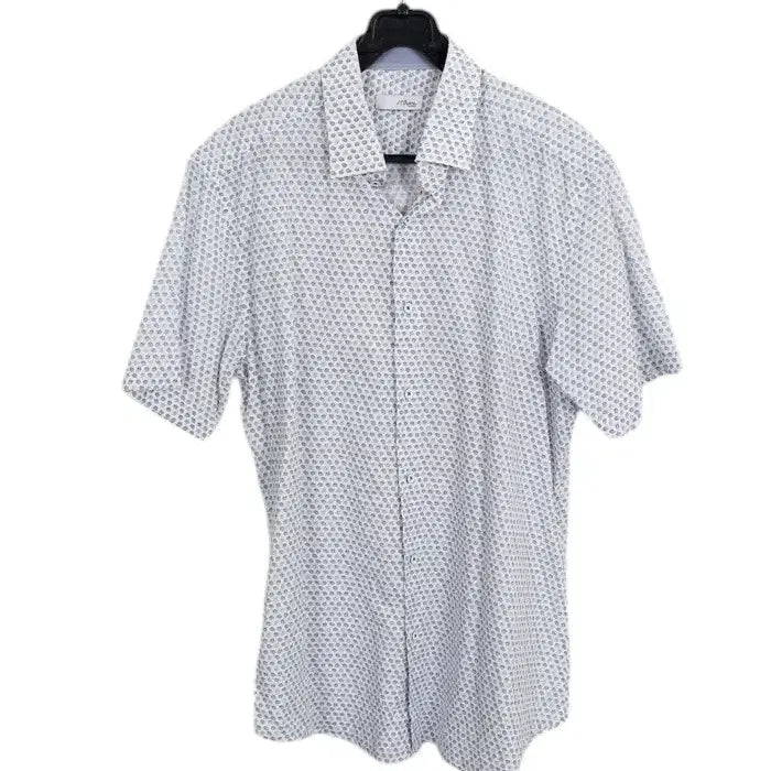 [BUNJANG] Dupont Dot Pattern Short Sleeve Shirt / 남성100 / 듀퐁 도트패턴 반팔 셔츠WT 12-121