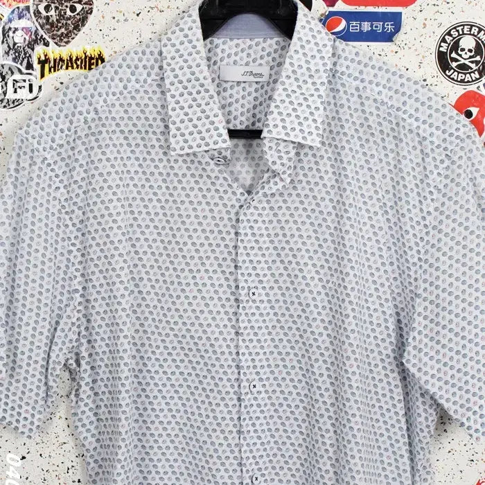 [BUNJANG] Dupont Dot Pattern Short Sleeve Shirt / 남성100 / 듀퐁 도트패턴 반팔 셔츠WT 12-121