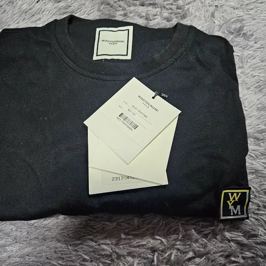 [BUNJANG] Wooyoungmi Lenticular Logo T-Shirt / 우영미 렌티률러  50사이즈