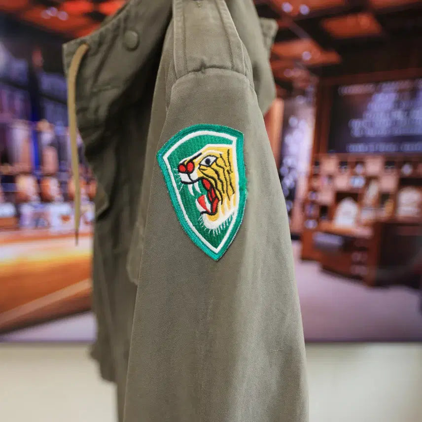 [BUNJANG] German Military Parka Khaki Vintage 1980s-1990s / 독일군 밀리터리 파카 .낚시 캠핑 감성 딱 살아있는 카키