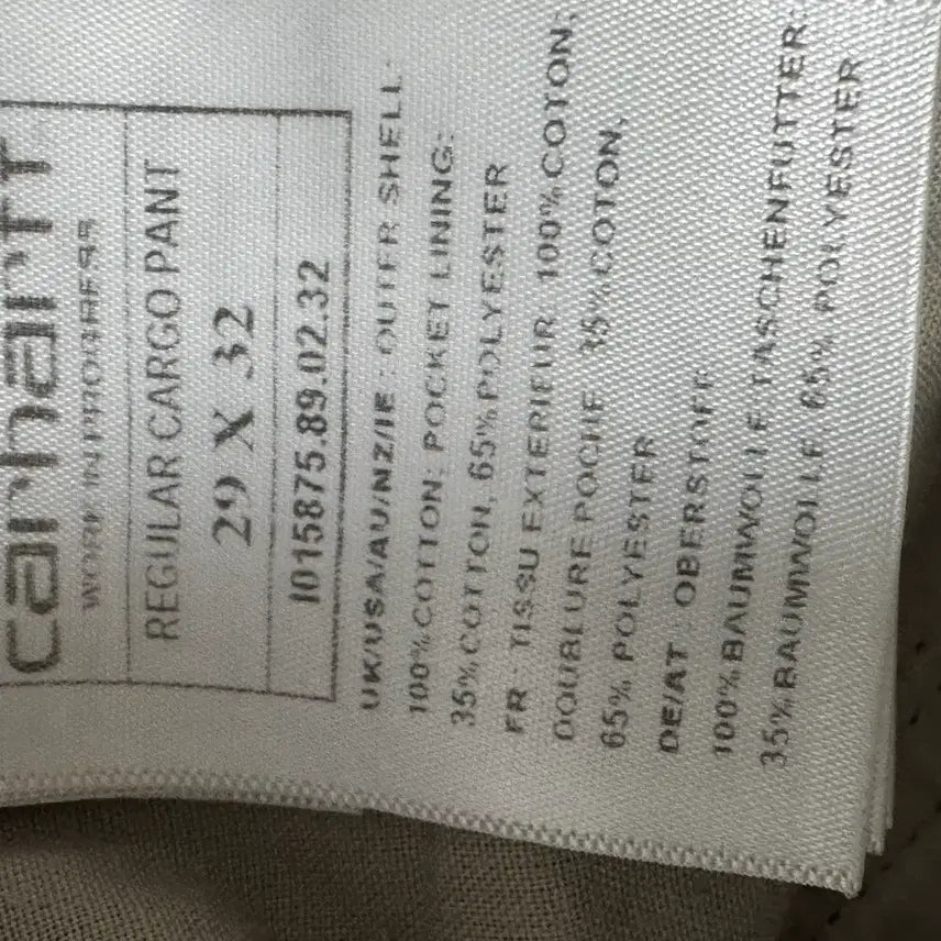 [BUNJANG] Carhartt WIP Cargo Pants 29x32 / 칼하트 WIP 카고 팬츠 29x32