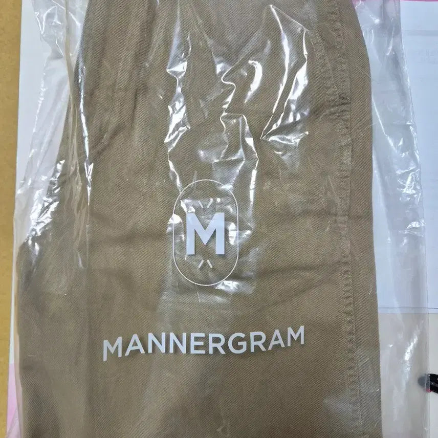 [SOLD OUT] 매너그램 카치온 코튼팬츠 레귤러핏_FIT5 베이지 32 새상품