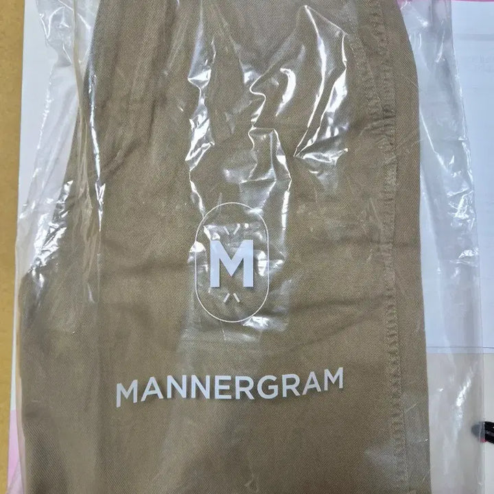 [SOLD OUT] 매너그램 카치온 코튼팬츠 레귤러핏_FIT5 베이지 32 새상품