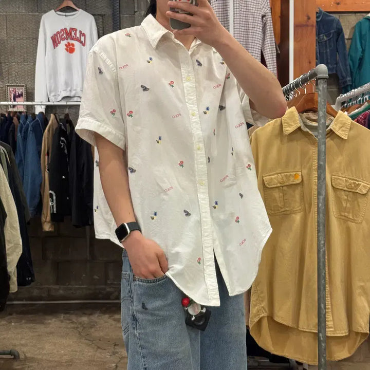 [BUNJANG] Polo Ralph Lauren Short Sleeve Shirt / 폴로 랄프로렌 반팔 셔츠(kold_8437)
