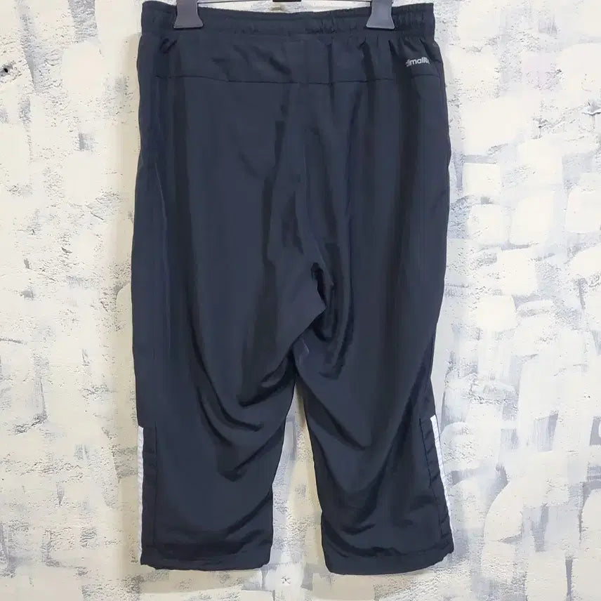 [BUNJANG] Adidas 3-Stripes 7/10 Length Track Top Training Pants Black 95 / 아디다스 삼선 7부 트랙탑 트레이닝 바지 블랙 95