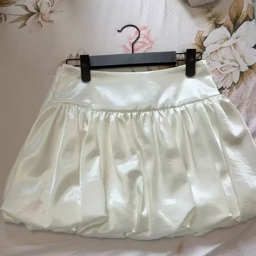 [BUNJANG] Lovely White Mini Dress / 러블리 화이트 미니 원피스