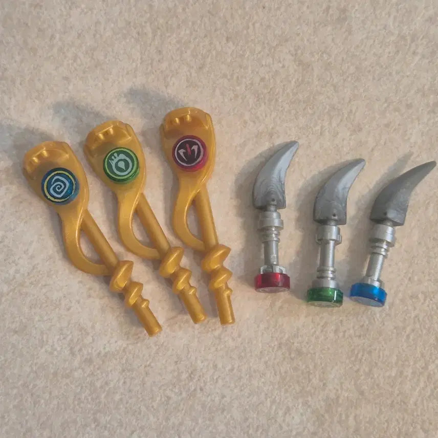 [BUNJANG] Lego Ninjago Staff Dagger Snake Weapon Minifigure / 레고 닌자고 지팡이 단검 뱀 무기 미니피규어