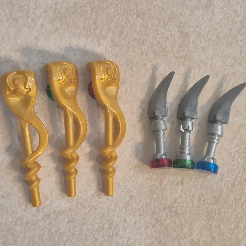 [BUNJANG] Lego Ninjago Staff Dagger Snake Weapon Minifigure / 레고 닌자고 지팡이 단검 뱀 무기 미니피규어