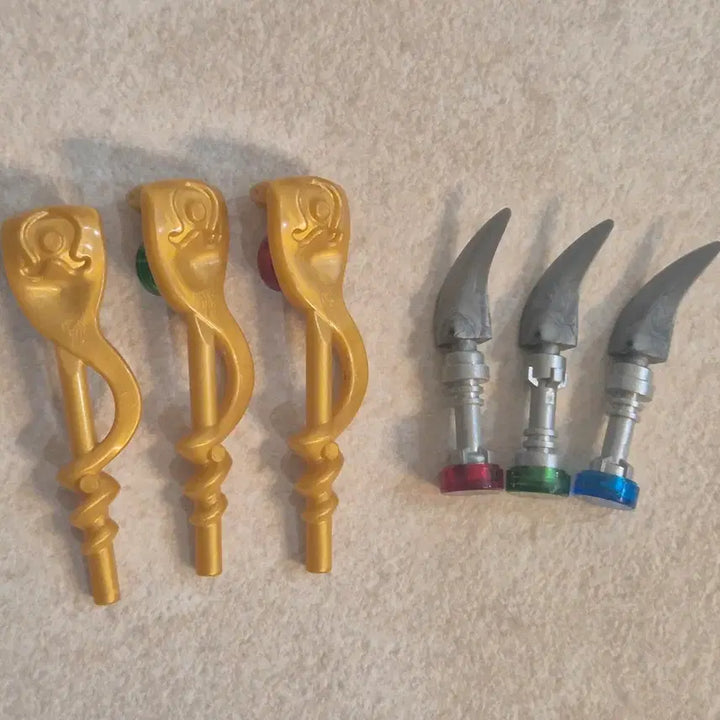 [BUNJANG] Lego Ninjago Staff Dagger Snake Weapon Minifigure / 레고 닌자고 지팡이 단검 뱀 무기 미니피규어