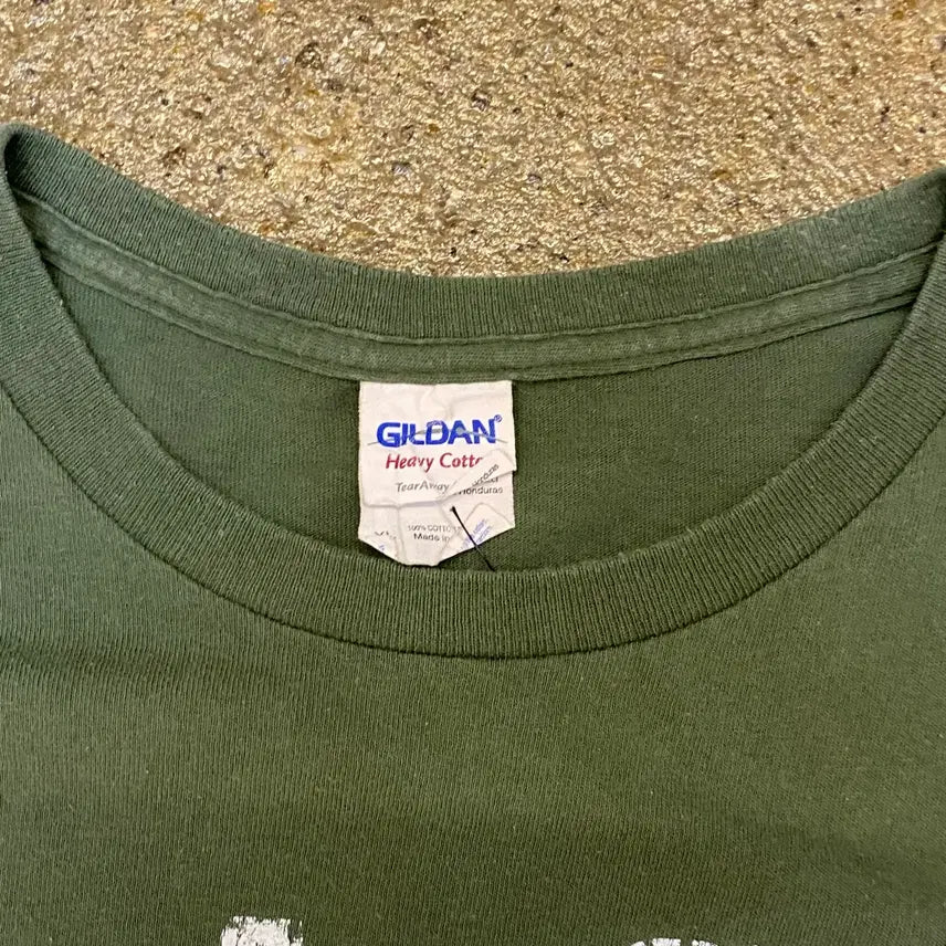 [BUNJANG] Gildan MASH Printed T-shirt / 미국 빈티지 길단 MASH 프린팅 반팔티 밀리터리느낌