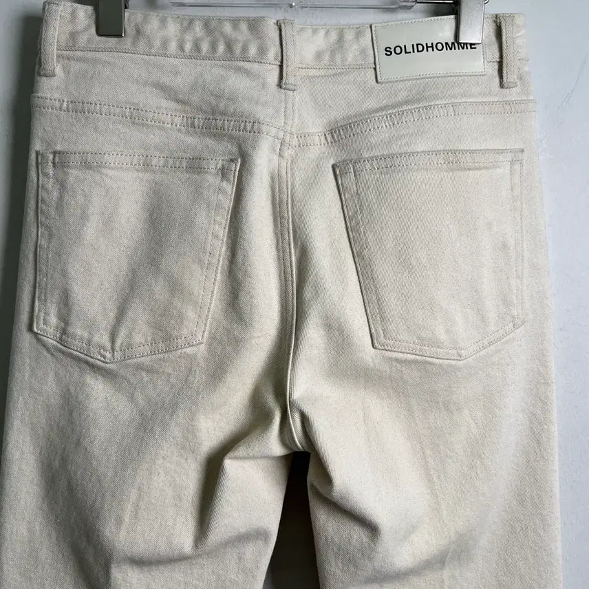 [BUNJANG] Solid Homme Tapered Cut Denim Pants / 솔리드옴므 크림 테이퍼드 컷 데님 팬츠 32