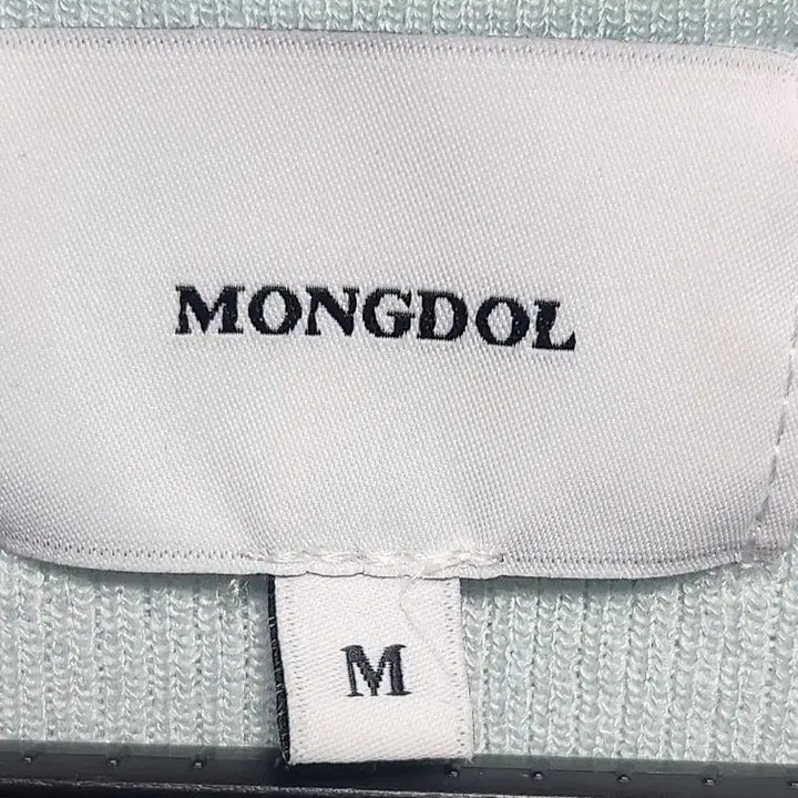 [BUNJANG] MONGDOL Square Neck Short Sleeve Knit Top / MONGDOL 스퀘어넥 반팔 니트 하늘색