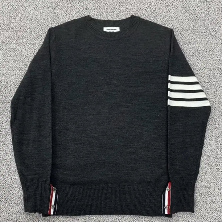 [BUNJANG] Thom Browne Knit Sweatshirt / 톰브라운 니트 맨투맨