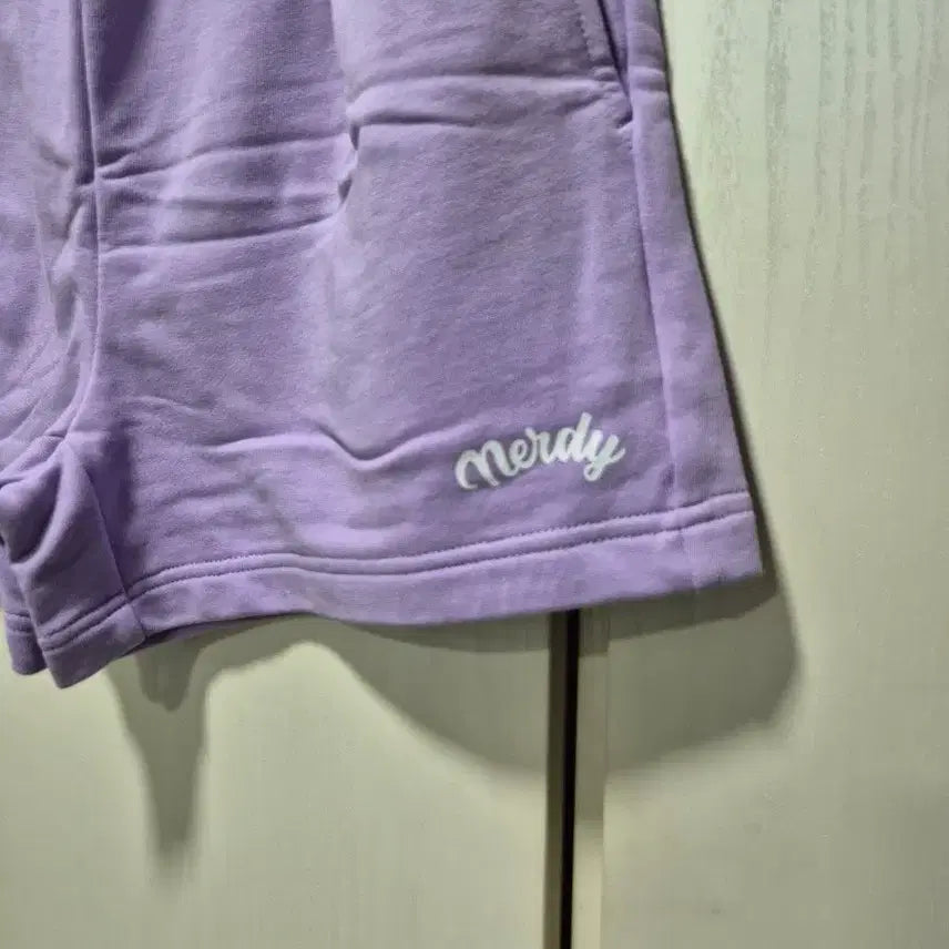 [BUNJANG] NERDY Purple T-shirt and Shorts Set / (타임세일)(새상품)널디 NERDY 퍼플 반팔 티셔츠 반바지 세트