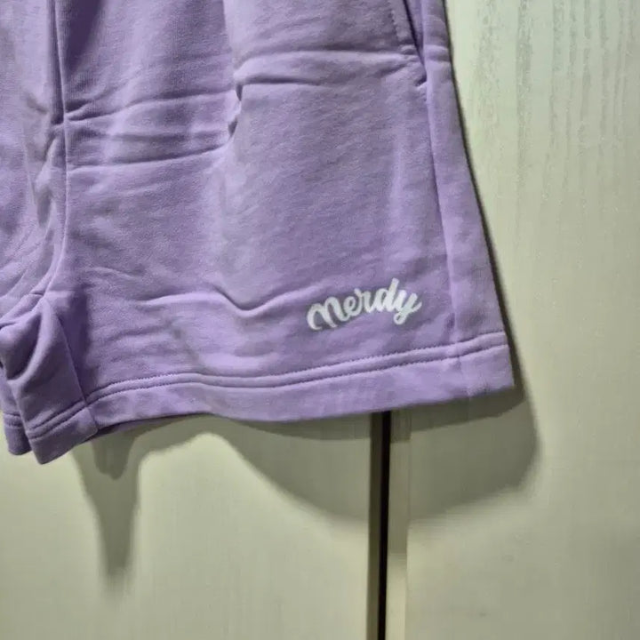 [BUNJANG] NERDY Purple T-shirt and Shorts Set / (타임세일)(새상품)널디 NERDY 퍼플 반팔 티셔츠 반바지 세트