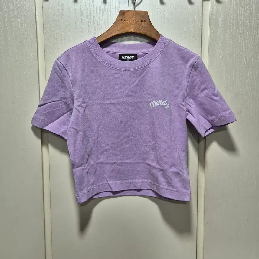 [BUNJANG] NERDY Purple T-shirt and Shorts Set / (타임세일)(새상품)널디 NERDY 퍼플 반팔 티셔츠 반바지 세트