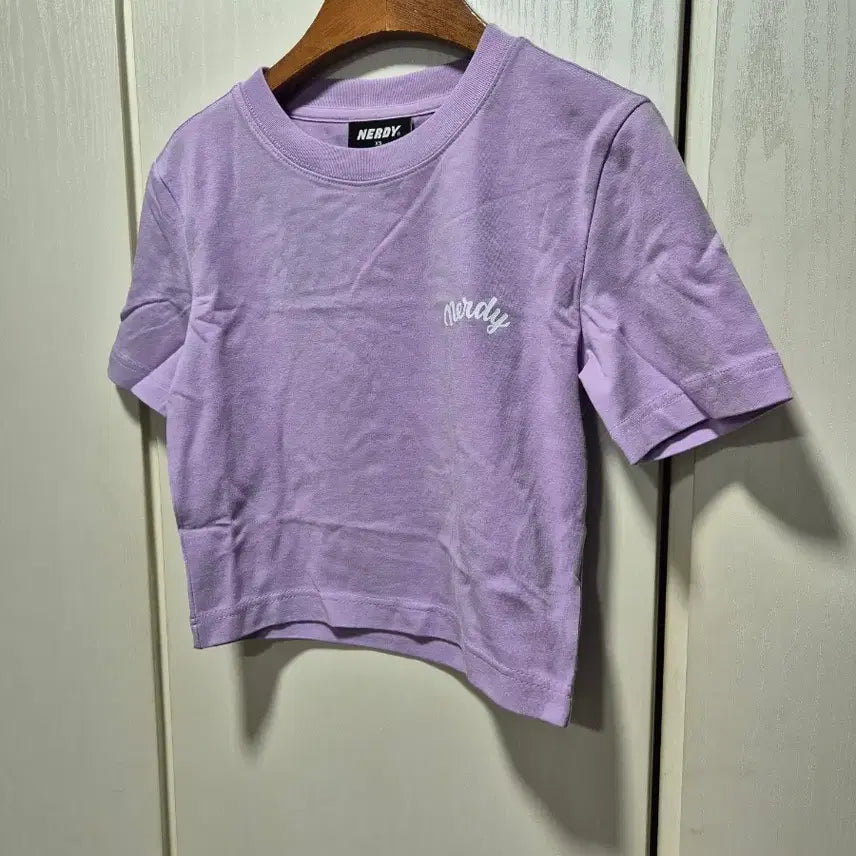 [BUNJANG] NERDY Purple T-shirt and Shorts Set / (타임세일)(새상품)널디 NERDY 퍼플 반팔 티셔츠 반바지 세트