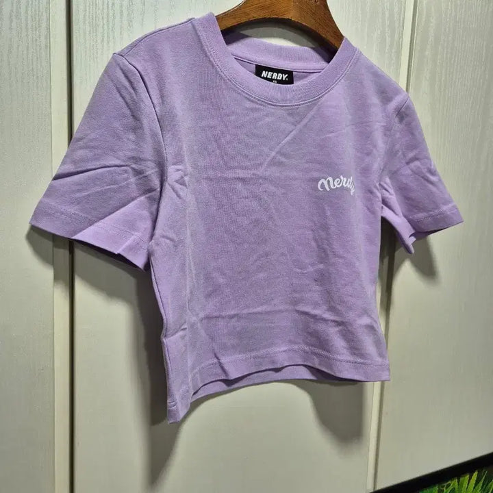 [BUNJANG] NERDY Purple T-shirt and Shorts Set / (타임세일)(새상품)널디 NERDY 퍼플 반팔 티셔츠 반바지 세트